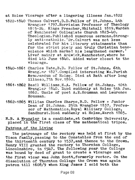 History of the Church at Holme-On-Spalding-Moor - Slide 8