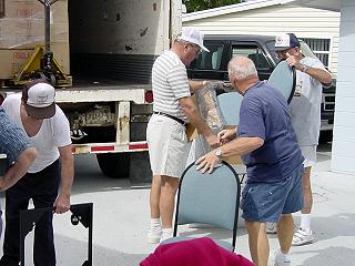Chairs Arrive at Gulf to Bay Slide 5