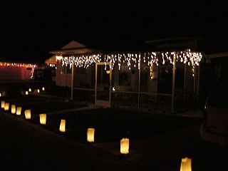 Christmas Luminaries at Gulf to Bay Slide 21