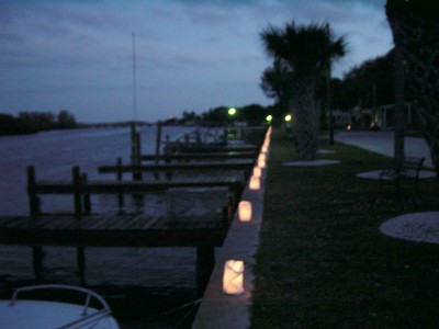 Christmas Luminaries at Gulf to Bay - 2003 - Slide 9
