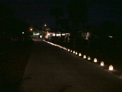 Christmas Luminaries at Gulf to Bay - 2003 - Slide 46