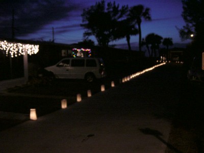 Christmas Luminaries at Gulf to Bay - 2003 - Slide 48