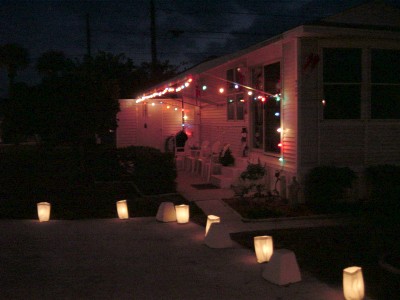 Christmas Luminaries at Gulf to Bay - 2003 - Slide 50