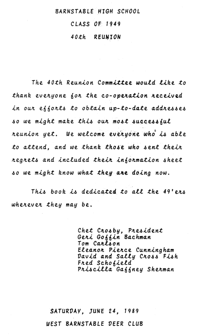 Welcome page