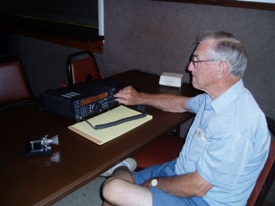 Ham Radio Demo for Summer Camp Kids at Tringali Center -  Photos by Martin W4MHH - Slide 8