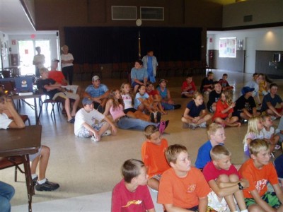 Ham Radio Demo for Summer Camp Kids at Tringali Center -  Photos by Martin W4MHH - Slide 10