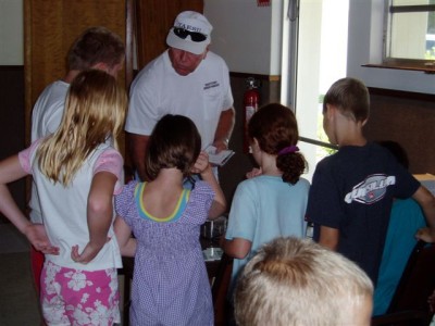 Ham Radio Demo for Summer Camp Kids at Tringali Center -  Photos by Martin W4MHH - Slide 12