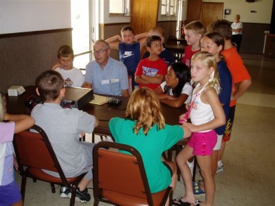 Ham Radio Demo for Summer Camp Kids at Tringali Center -  Photos by Martin W4MHH - Slide 17