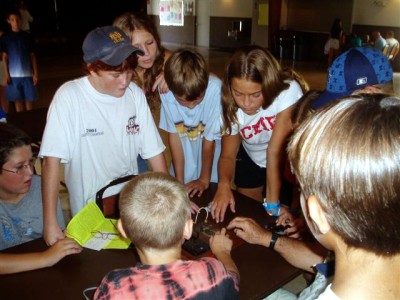 Ham Radio Demo for Summer Camp Kids at Tringali Center -  Photos by Martin W4MHH - Slide 34