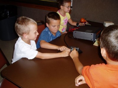 Ham Radio Demo for Summer Camp Kids at Tringali Center -  Photos by Martin W4MHH - Slide 49