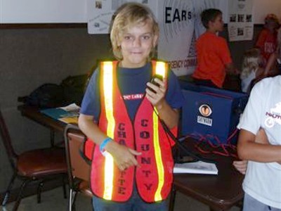 Ham Radio Demo for Summer Camp Kids at Tringali Center -  Photos by Martin W4MHH - Slide 50