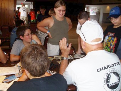 Ham Radio Demo for Summer Camp Kids at Tringali Center -  Photos by Martin W4MHH - Slide 53