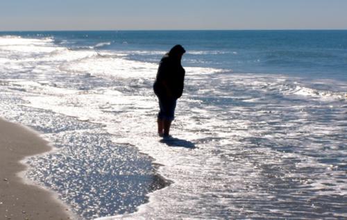 Cold Beach Walk - January - 2010 - Slide 1