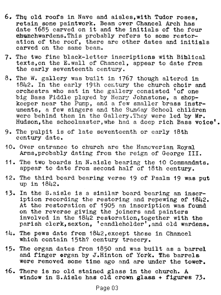 History of the Church at Holme-On-Spalding-Moor - Slide 3