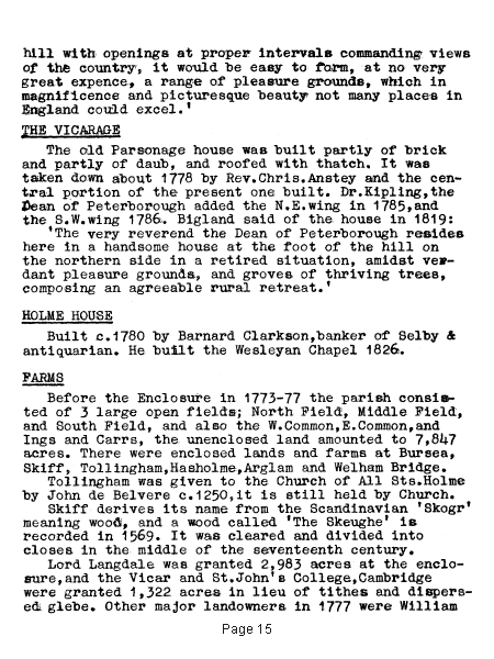 History of the Church at Holme-On-Spalding-Moor - Slide 15