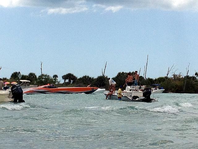Cell Phone Photos by Paula Crosby<br>
Offshore Boat Race at Englewood Beach April 13 - 2014 - Slide 11