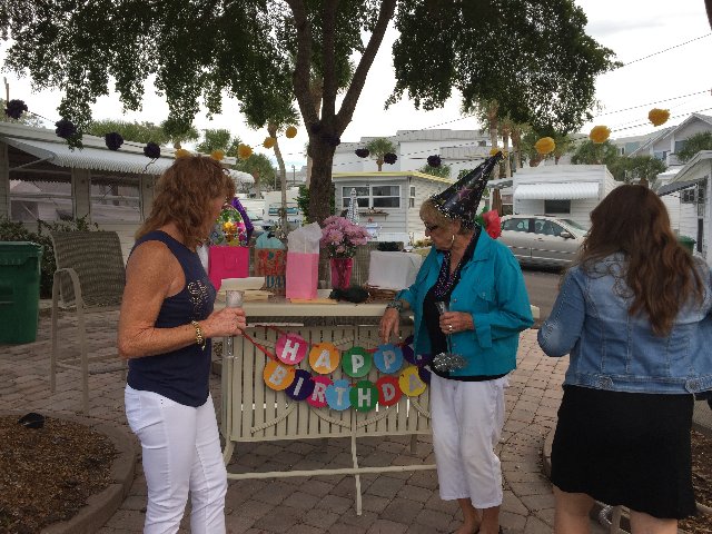Norma Bishops Birthday Party on the Patio - Slide 12