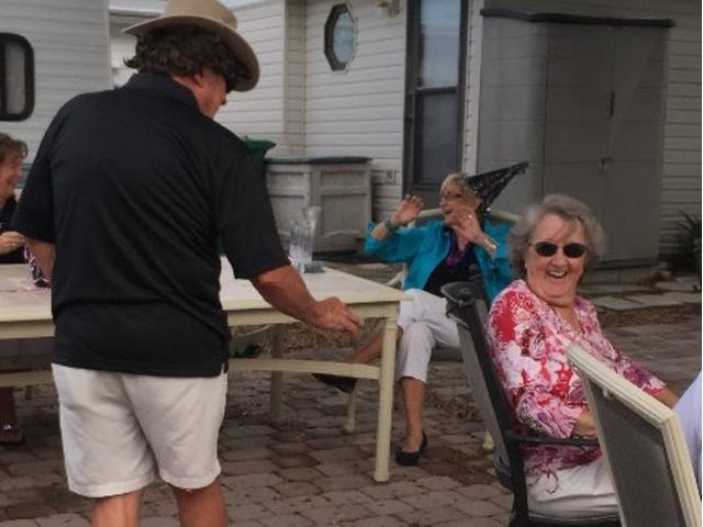 Norma Bishops Birthday Party on the Patio - Slide 18